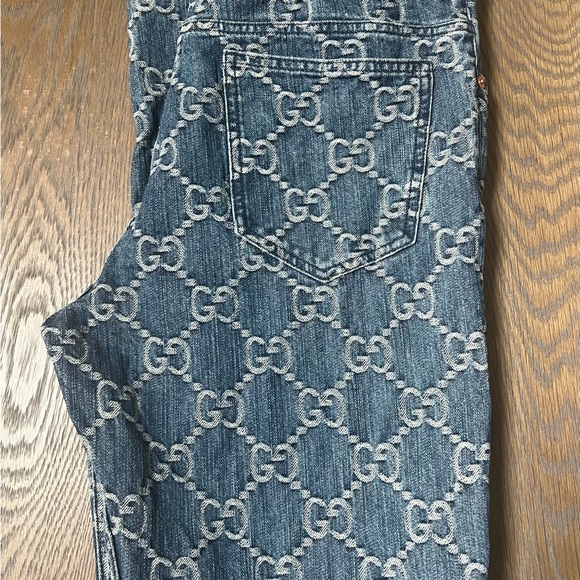 Gucci Other - Gucci Indigo Monogram Denim Pants